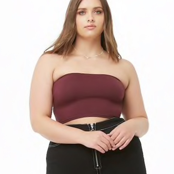 Forever 21 Other - Forever21 Plus Size Seamless Bralette Wine 2X/3X